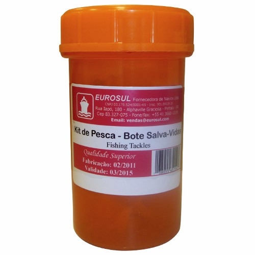 Kit Pesca p/ Bote Salva-Vidas