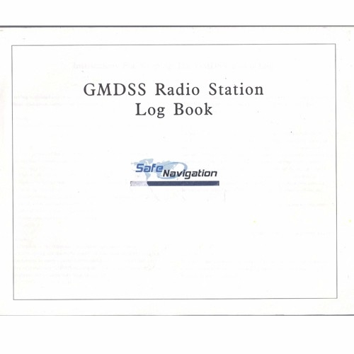 GMDSS Radio Station Log Book
