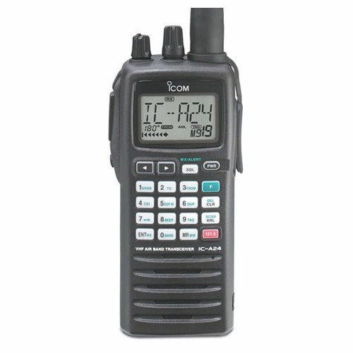 Rádio VHF Icom IC-A24 HH Completo